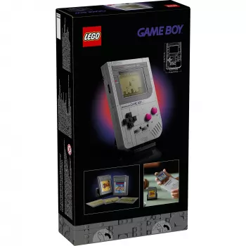 LEGO conjunto de construção design retrô Game Boy 72046 – réplica detalhada, suporte de exposição