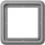 JUNG CD 581 GR moldura simples, cinzento