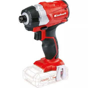 Chave de impacto sem fio profissional TP-CI 18 Li Brushless -solo, 18Volt (vermelho/preto, sem bateria e carregador)