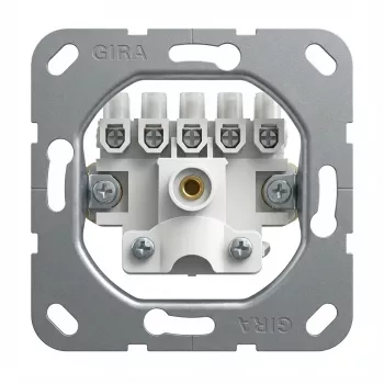 Acessórios para interruptores elétricos Gira 040000, acabamento alumínio