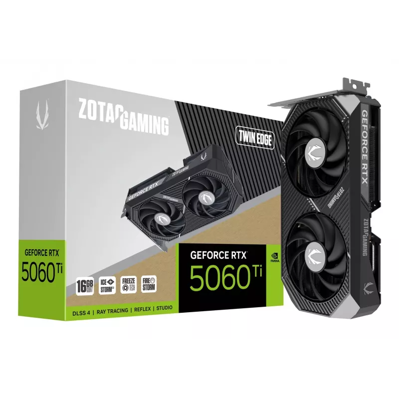Placa gráfica ZOTAC GAMING GeForce RTX 5060 Twin Edge 8GB GDDR7