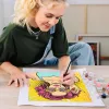 Conjunto de pintura Ravensburger CreArt ART Collection Canvas Edition — Lady in Pink (PopArt)