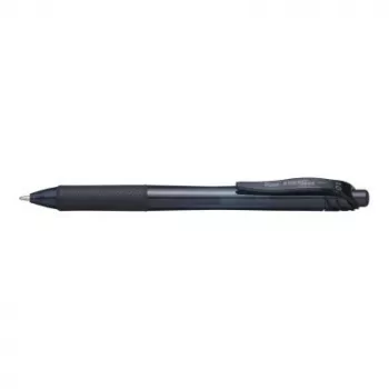 Caneta de gel retrátil com clip Pentel Energel X 1.0 Preto
