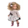 Boneca Llorens Elena 35 cm — corpo macio, rosto e membros pintados à mão