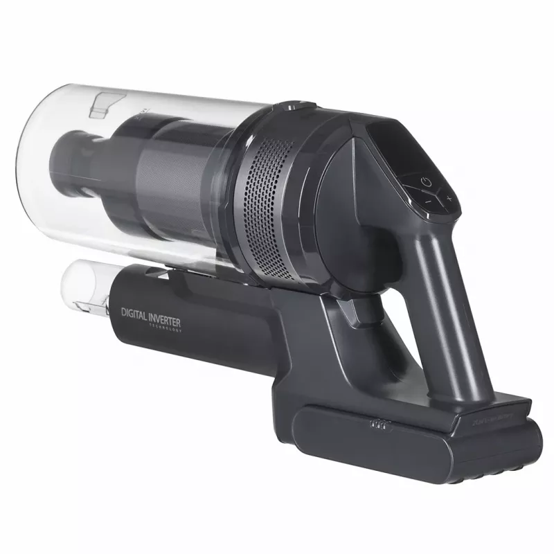 Aspirador vertical Samsung VS15A60AGR5/aspirador elétrico 2 em 1 aspirador vertical bateria seco HEPA sem saco 150 W prateado