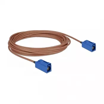 Cabo coaxial DeLOCK 89666 RG-316 5 m FAKRA C azul castanho