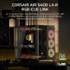 Corsair AIR 5400 LX-R RGB iCUE LINK Midi Tower preto