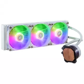Kit de Refrigeração Líquida Cooler Master MasterLiquid 360L Core ARGB Branco Ventoinha 12 cm