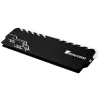 Dissipador de RAM Jonsbo NC-1 RGB preto – dissipador de memória ativo com iluminação RGB, design low-profile
