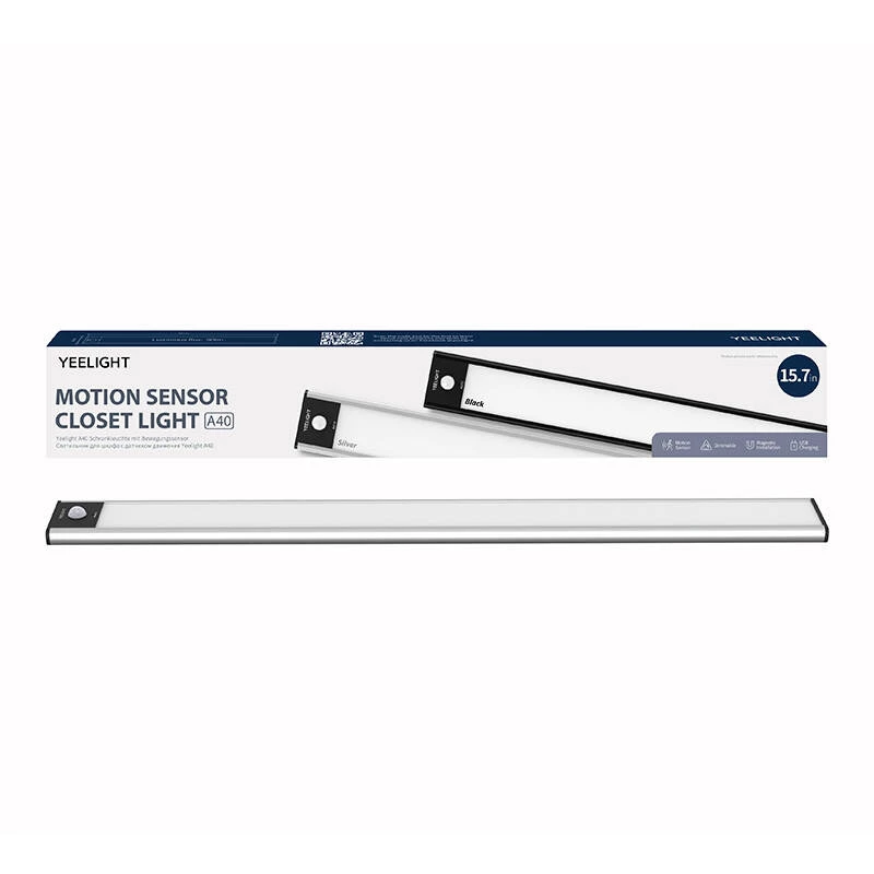 Luz de armário com sensor de movimento Yeelight Closet Light YLCG004 LED 40 cm 2700K (prateado)