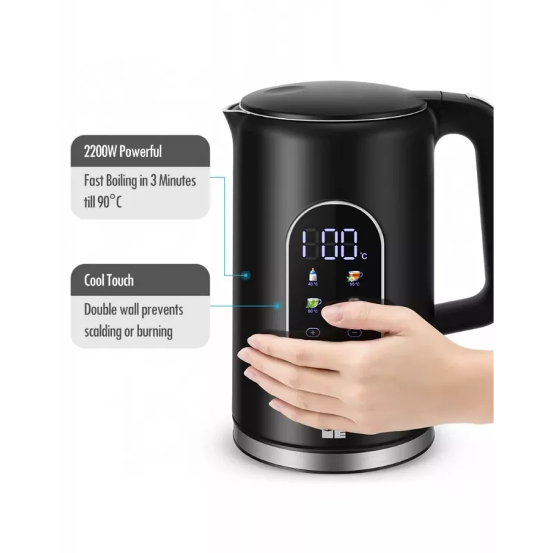 Chaleira elétrica Forme FKG-2117 1,7 l 2200 W preto