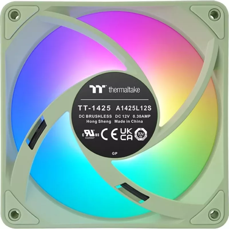Thermaltake CT140 EX ARGB Sync 140mm pack de 3 - Matcha Green