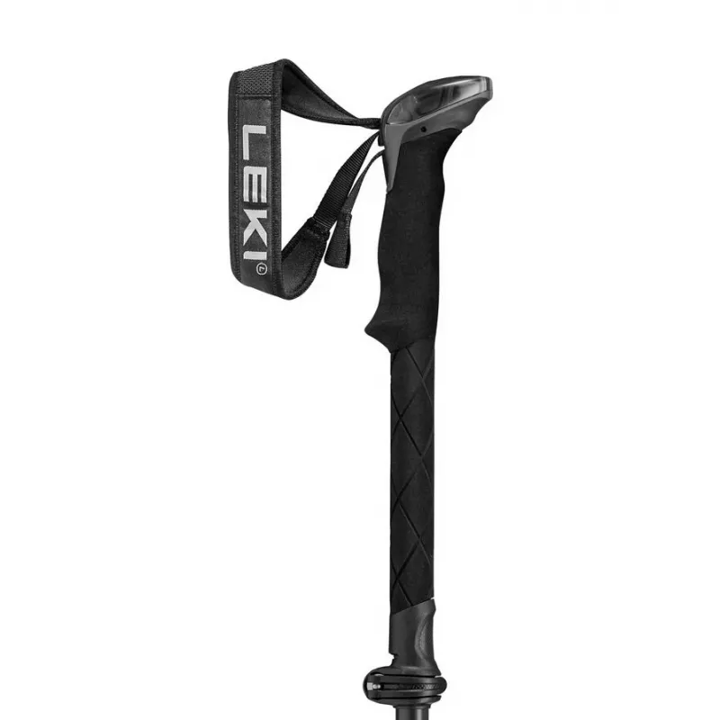 Bastões de trekking Leki Sherpa FX ajustáveis 120–140 cm, preto