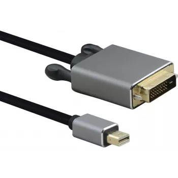 Cabo Mini DisplayPort para DVI helos 288475 — 1,0 m, preto
