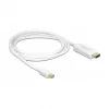 Adaptador de cabo de vídeo DeLOCK 83707 Mini DisplayPort para HDMI 2m branco