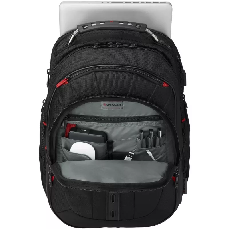 Wenger Pegasus Deluxe - Mochila para portátil - 40,6 cm - 35,60 cm (14) - 40,60 cm (16) - preto (606492)