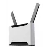 Router Wi-Fi MikroTik Chateau PRO ax — Dualband 2,4/5 GHz, 3548 Mbit/s, PoE, 5x LAN, 2 antenas externas, cinzento/branco