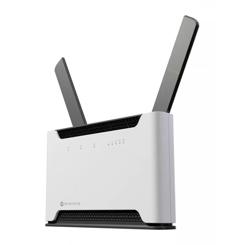 Router Wi-Fi MikroTik Chateau PRO ax — Dualband 2,4/5 GHz, 3548 Mbit/s, PoE, 5x LAN, 2 antenas externas, cinzento/branco