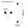 Aplique de parede LED Activejet AJE-LIVIO WW