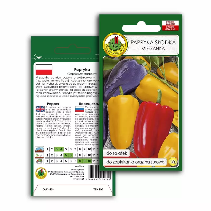 PNOS mistura de sementes de pimento doce, 0,6 g