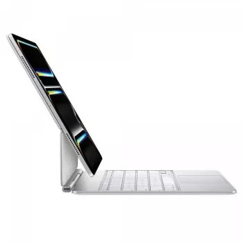Teclado Apple Magic para iPad Pro 13 polegadas M4 sem fios QWERTY branco