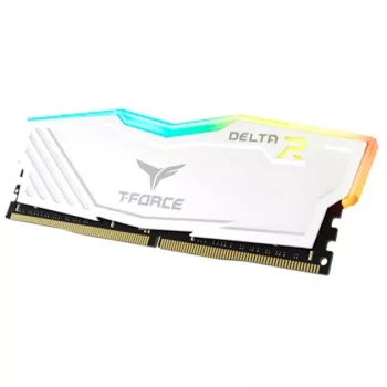 DIMM 16 GB DDR4-3200 (2x 8 GB) Dual-Kit, memória branca, TF4D416G3200HC16FDC01, Delta RGB, INTEL XMP