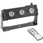 Luz de efeito LED EUROLITE BAR-3 DMX 3 LEDs — projetor compacto de palco/encandeamento com controlo DMX