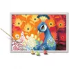 Conjunto de pintura e moldagem Ravensburger CreArt Proud Peacock — conjunto de pintura