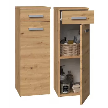 Topeshop NEL V DS ARTISAN armário para casa de banho carvalho