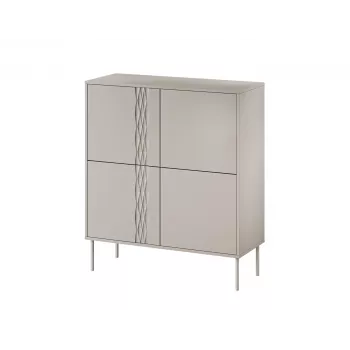 Cómoda 4D TRESSE 100x40x110 caxemira mate