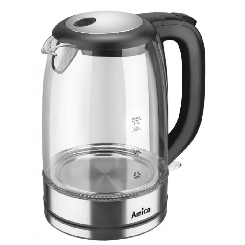 Chaleira elétrica Amica 1.7L 2200W prateado