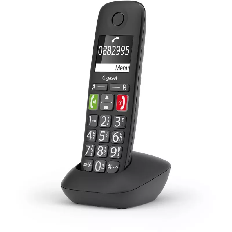 Gigaset Hearing Aid.DECT E290HX telefone sem fios adicional, preto
