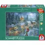 Puzzle Schmidt Spiele Thomas Kinkade Studios „Santa's Silent Night“ 1000 peças
