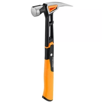 Fiskars 1020214 Martelo martelo de unhas preto, metálico, laranja