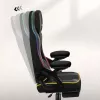 Cadeira gaming huzaro HZ-FORCE 4.6 RGB preto Mesh — ergonómica, altura ajustável, iluminação RGB, assento em tecido, máx. 130 kg
