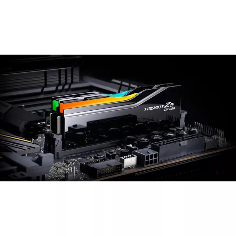 G.Skill DIMM 48 GB DDR5-8200 (2x 24 GB) Dual-Kit (preto, F5-8200C4052G24GX2-TZ5CRK, Trident Z5 CK RGB, INTEL XMP, AMD EXPO)