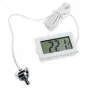 Termómetro digital Lamptron TS708 com ligação roscada G1/4 polegadas, branco