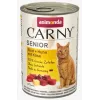 Animonda Carny comida húmida para gatos, vaca + frango com queijo