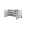 Aparador Cama Sideboard 2D REJA branco brilhante/branco brilhante