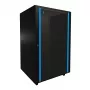 Rack autónomo Extralink armário rack 27U 800x800 preto capacidade de carga 600 kg
