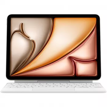 Teclado Apple Magic QWERTY UK English branco trackpad
