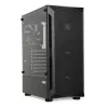 Caixa de PC IBOX LUPUS 27 Midi Tower ATX, vidro temperado, RGB, 455×200×380 mm, suporta ATX, GPU até 32 cm