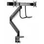 SpeaKa Professional SP-MM-820 suporte de secretária para 2 monitores de 43,2 cm (17
