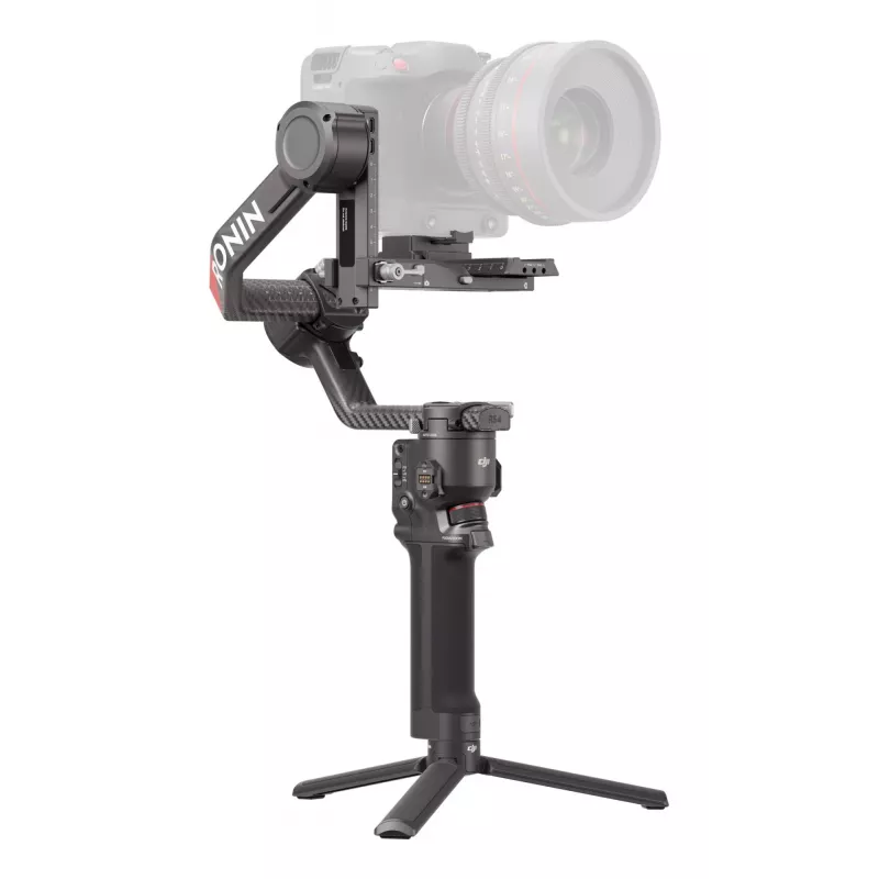 Estabilizador de câmara de mão DJI RS 4 Pro Combo preto fibra de carbono bateria 13h