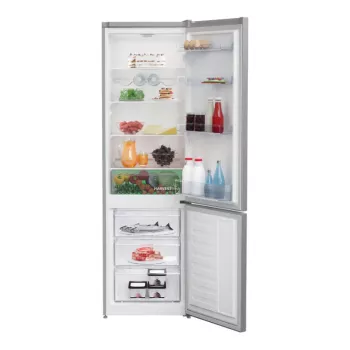 Frigorífico BEKO RCSA300K40SN, classe de eficiência energética E, altura 181 cm, aço inoxidável