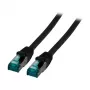 EFB-Elektronik Cabo de rede RJ45 Cat.6A S/FTP LSZH preto 1,5m Fabricante: EFB Elektronik (MK6001.1,5B)