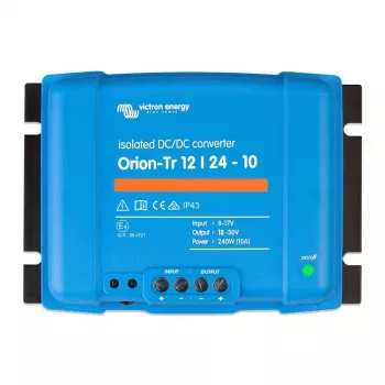 Fonte de alimentação Orion-Tr 12/24-10A 240W — conversor DC-DC para sistemas de 12V/24V, saída 10 A