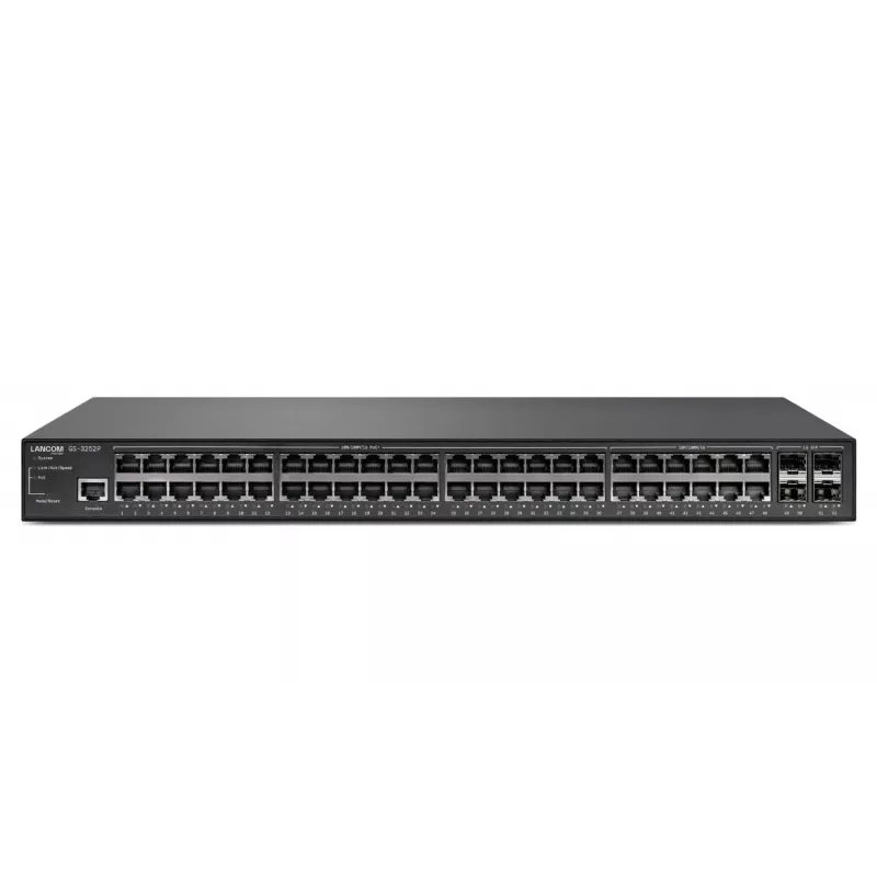LANCOM GS-3252P Managed L3 Gigabit Ethernet (10/100/1000) Power over Ethernet (PoE) 1U preto
