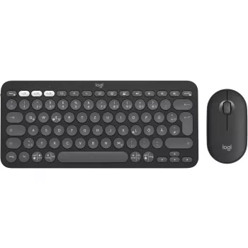 Logitech Pebble 2 Combo Teclado e rato sem fios QWERTZ alemão grafite
