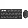 Logitech Pebble 2 Combo Teclado e rato sem fios QWERTZ alemão grafite